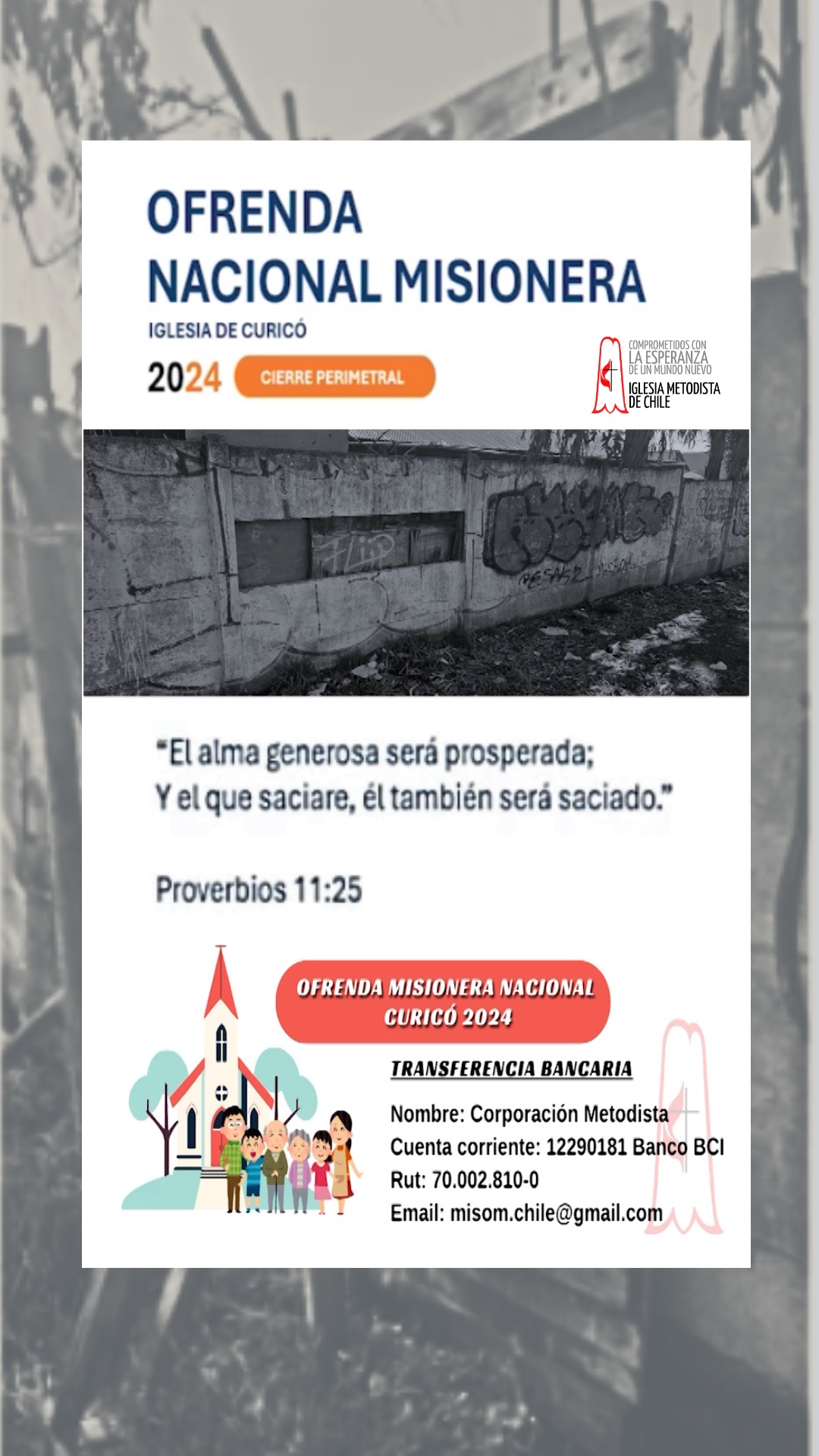 afiche ofrenda misionera 2024